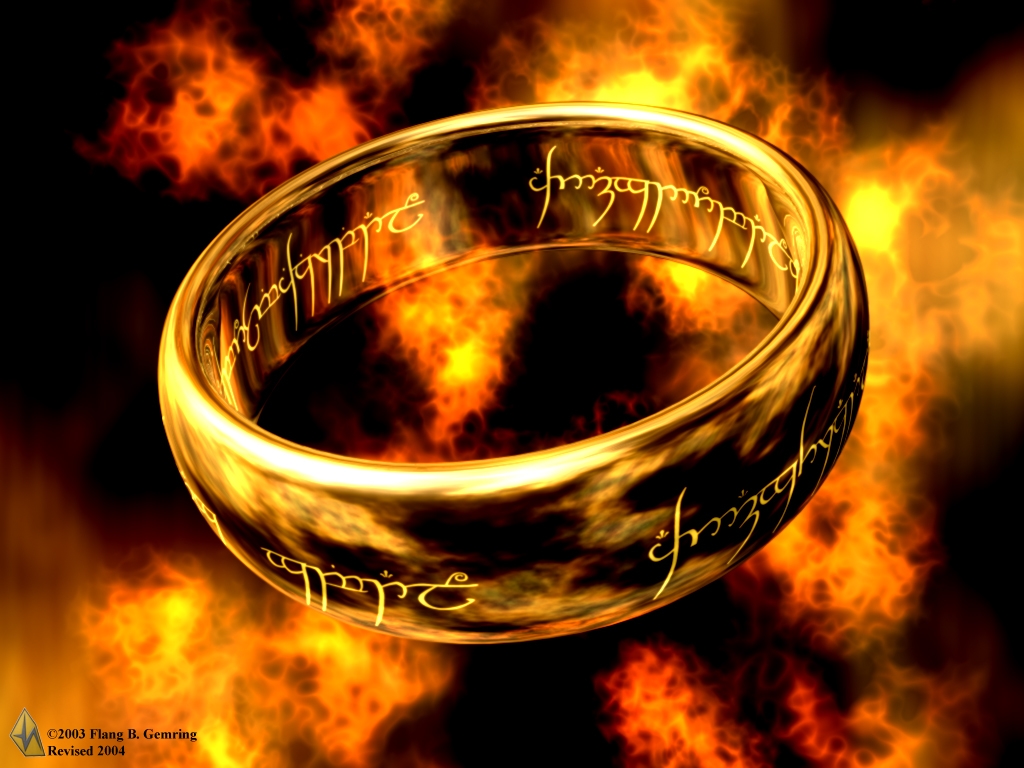 Lord  Rings Wedding Ring on The Ring From The Lord Of The Rings